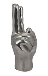 NOIR Peace Sign Silver