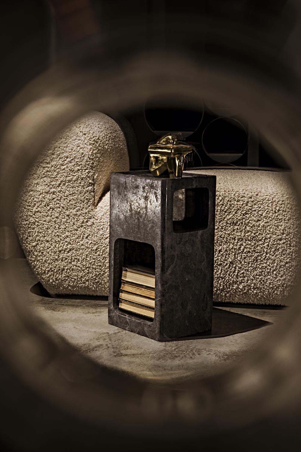 NOIR Maude Large Brass