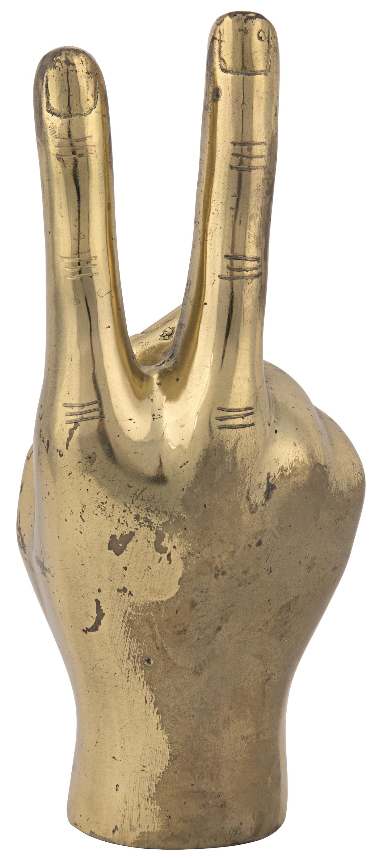 NOIR Peace Sign Brass