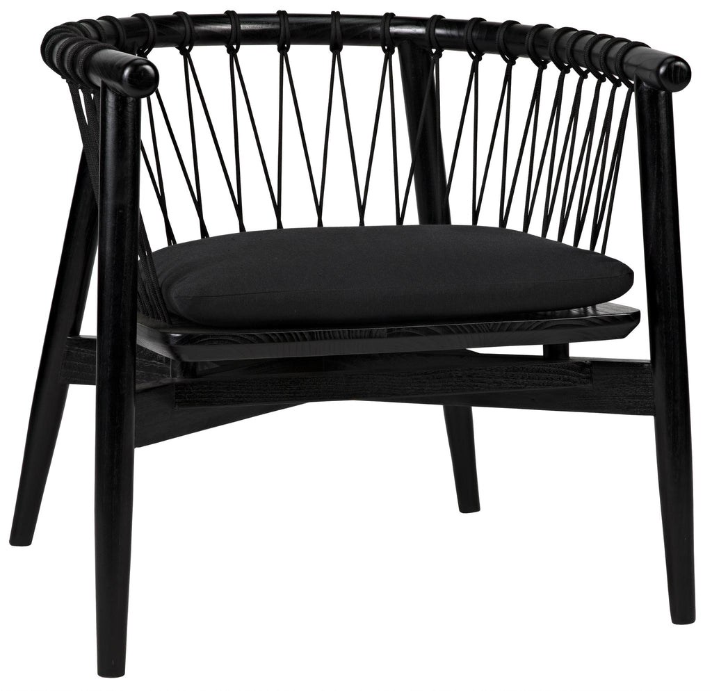 NOIR Hector Chair Charcoal Black