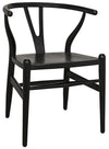 Noir Zola Chair Charcoal Black