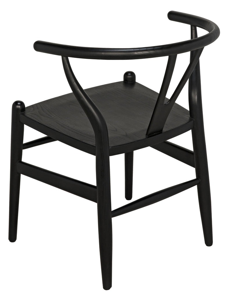 NOIR Zola Chair Charcoal Black