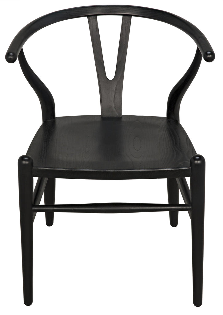 NOIR Zola Chair Charcoal Black