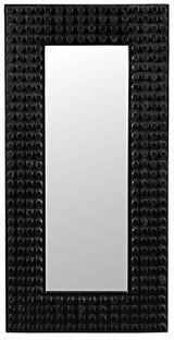 NOIR Faustus Mirror Charcoal Black