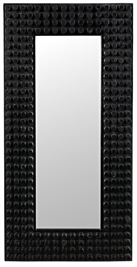 NOIR Faustus Mirror Charcoal Black