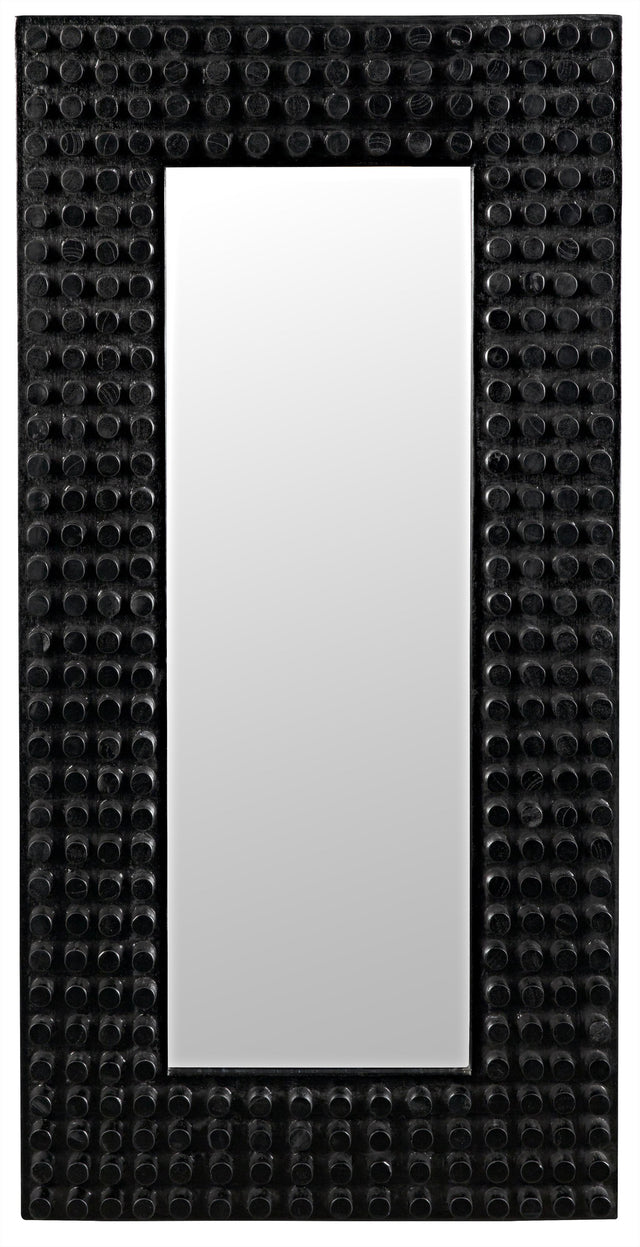 NOIR Faustus Mirror Charcoal Black