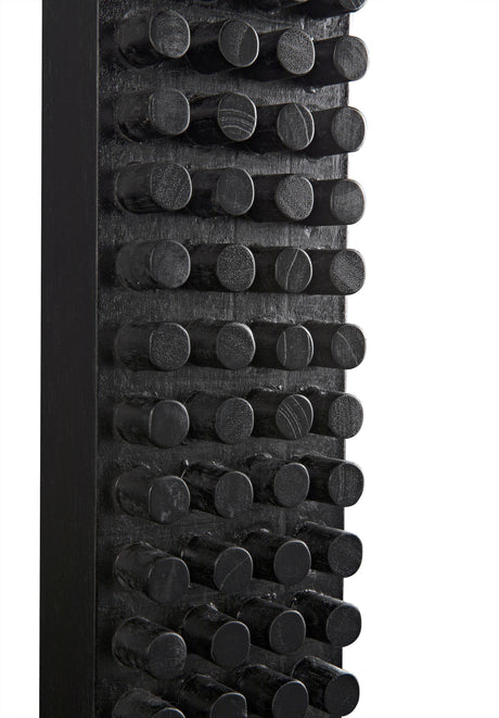 NOIR Faustus Mirror Charcoal Black