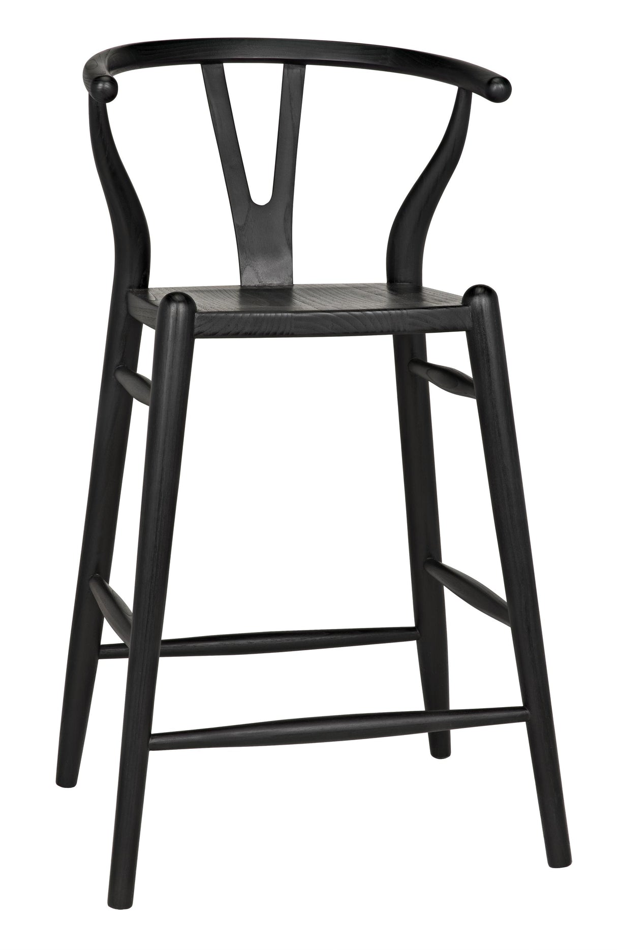 NOIR Zola Counter Stool Charcoal Black