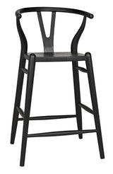 NOIR Zola Counter Stool Charcoal Black