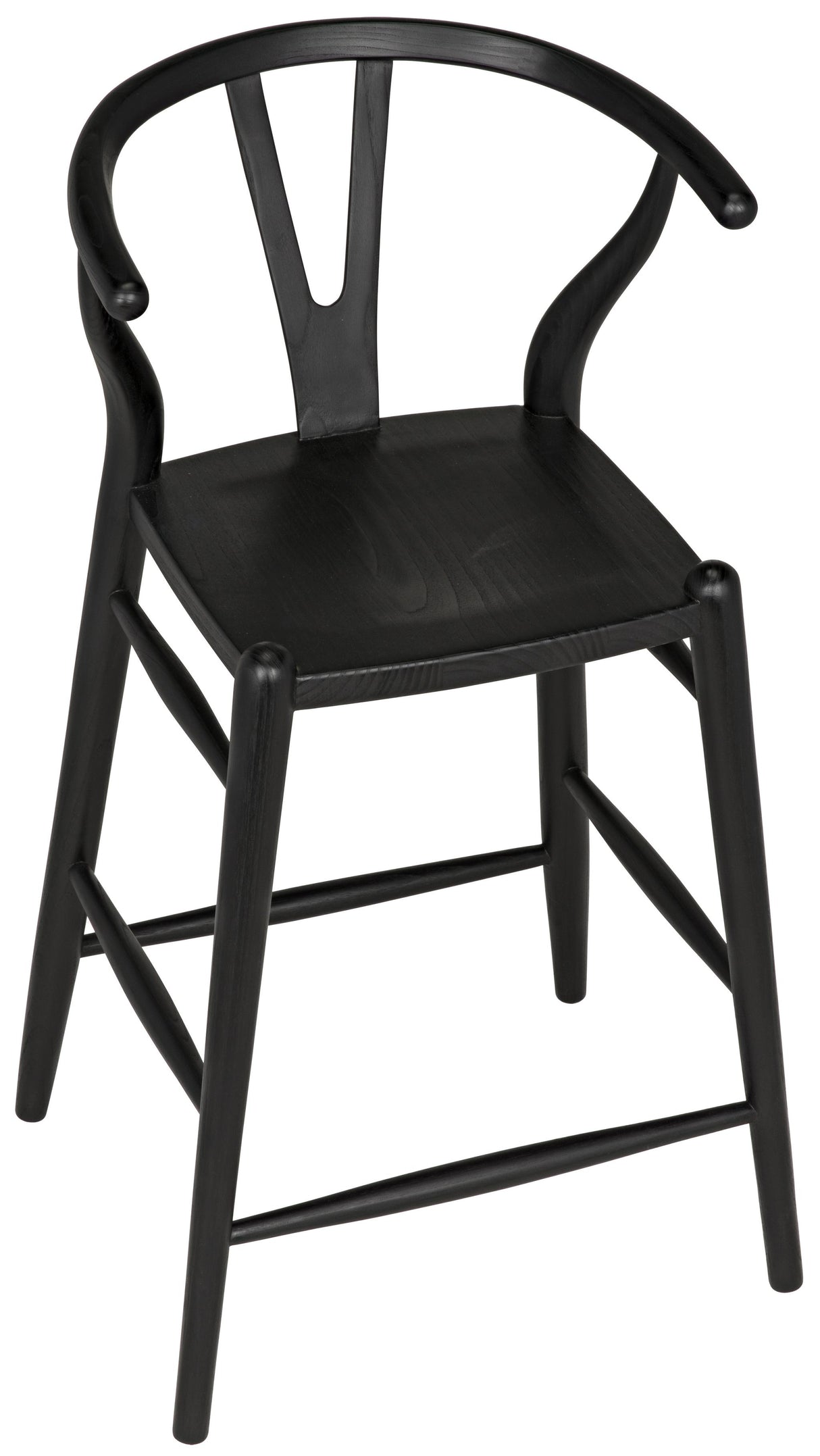 NOIR Zola Counter Stool Charcoal Black