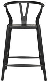 NOIR Zola Counter Stool Charcoal Black
