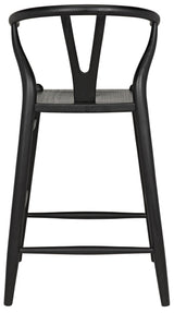 NOIR Zola Counter Stool Charcoal Black