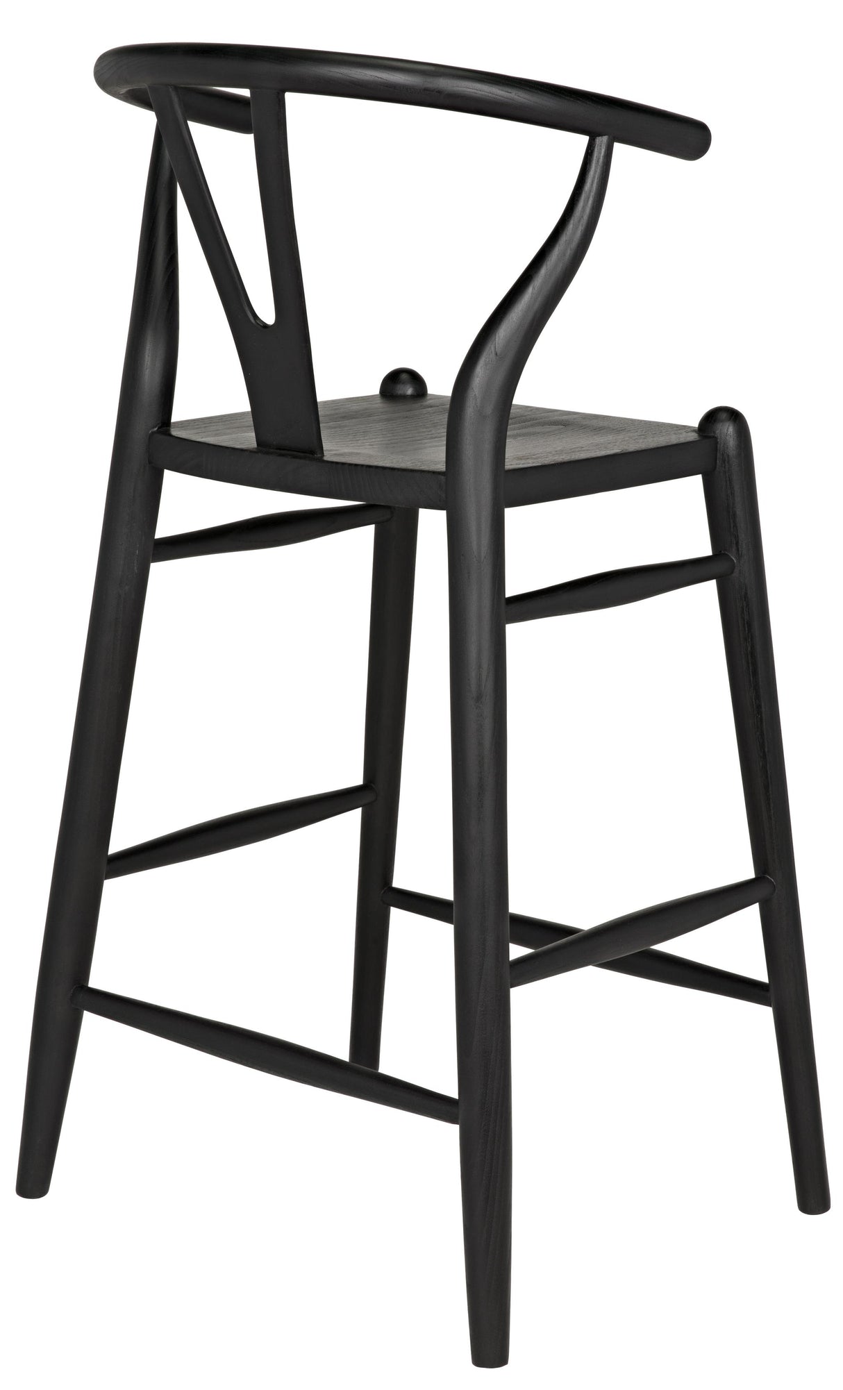 NOIR Zola Counter Stool Charcoal Black