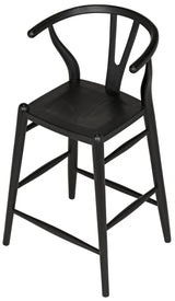 NOIR Zola Counter Stool Charcoal Black