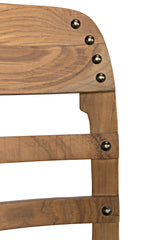 NOIR Laila Chair Teak with Leather