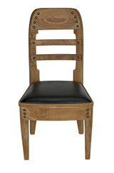 NOIR Laila Chair Teak with Leather