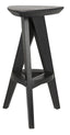 NOIR Twist Counter Stool Charcoal Black