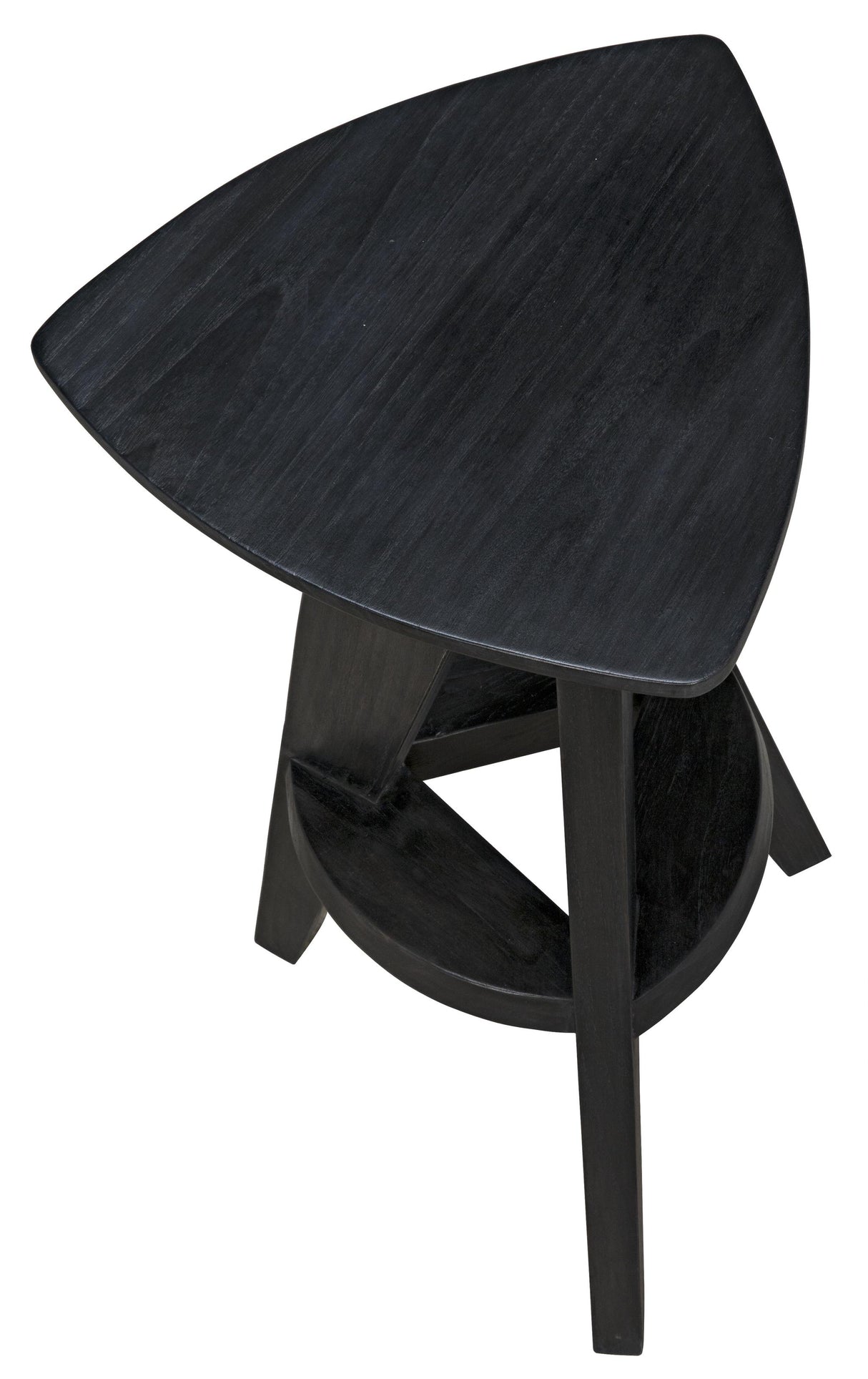 NOIR Twist Counter Stool Charcoal Black