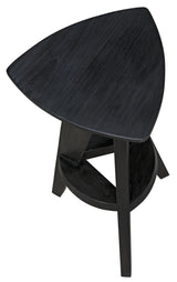 NOIR Twist Counter Stool Charcoal Black