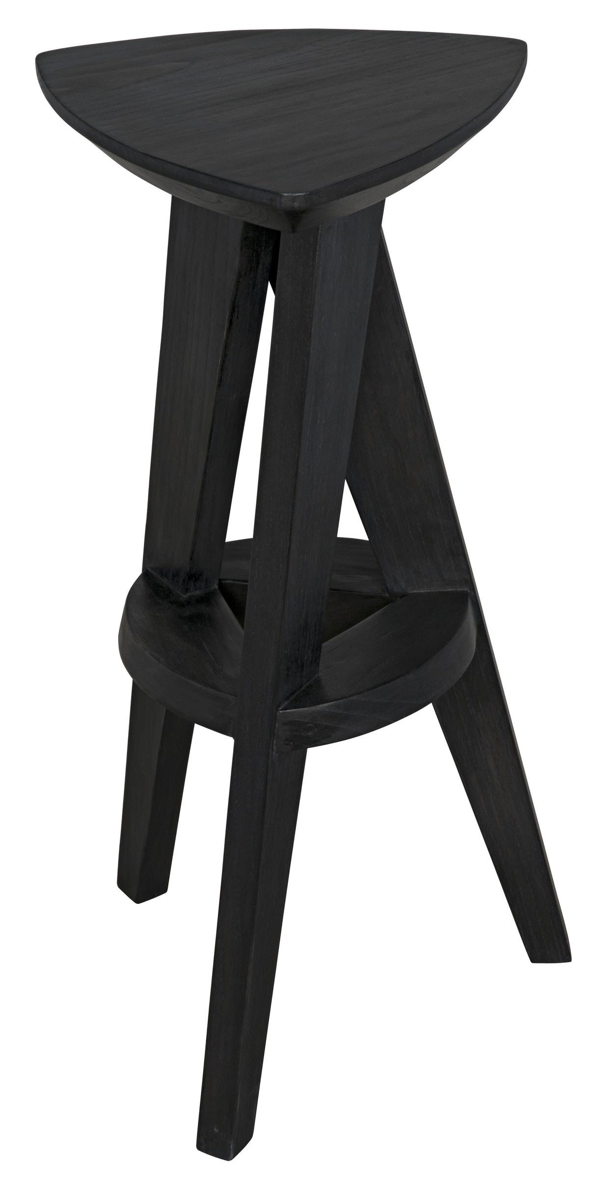 NOIR Twist Counter Stool Charcoal Black