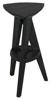 NOIR Twist Counter Stool Charcoal Black