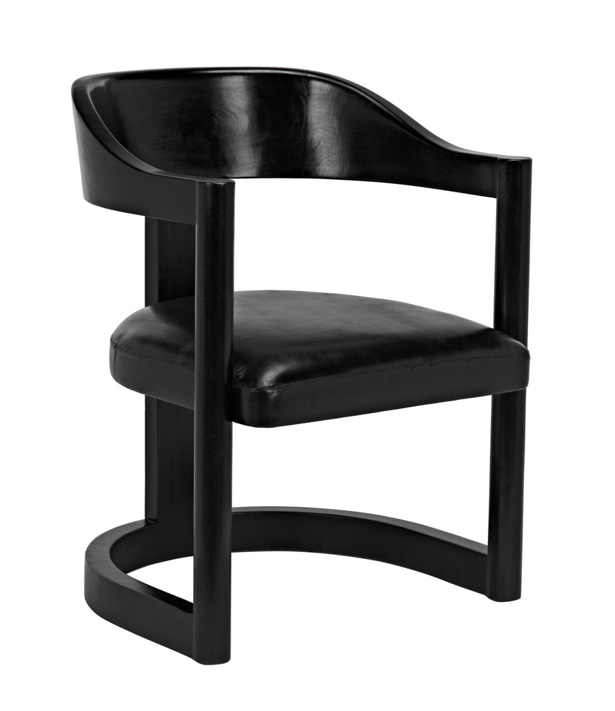 NOIR Mccormick Chair Charcoal Black