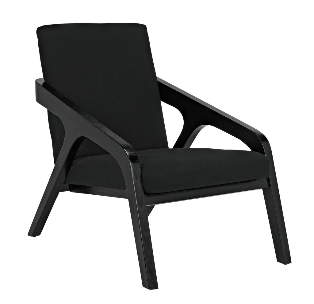 NOIR Lamar Chair Charcoal Black