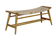 NOIR Stockholm Bench with Woven