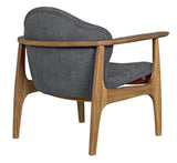 NOIR Vittorio Chair with Grey Fabric