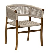 NOIR Conrad Chair Teak with Woven Rope