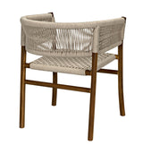 NOIR Conrad Chair Teak with Woven Rope