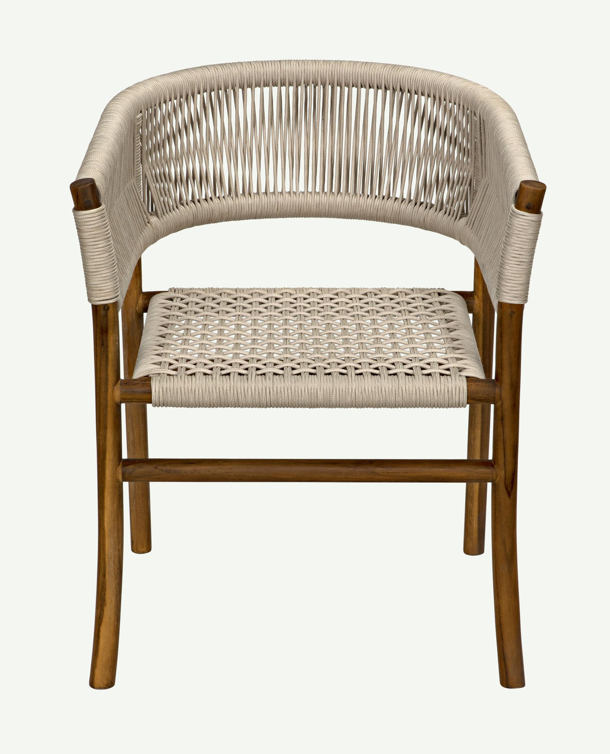 NOIR Conrad Chair Teak with Woven Rope