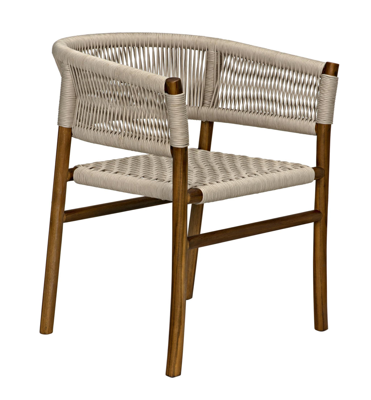 NOIR Conrad Chair Teak with Woven Rope