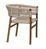 NOIR Conrad Chair Teak with Woven Rope