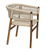 NOIR Conrad Chair Teak with Woven Rope