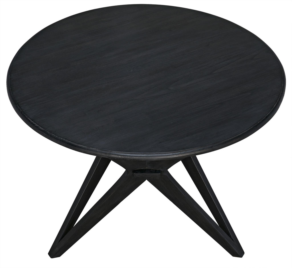 NOIR Victor Dining Table Charcoal Black