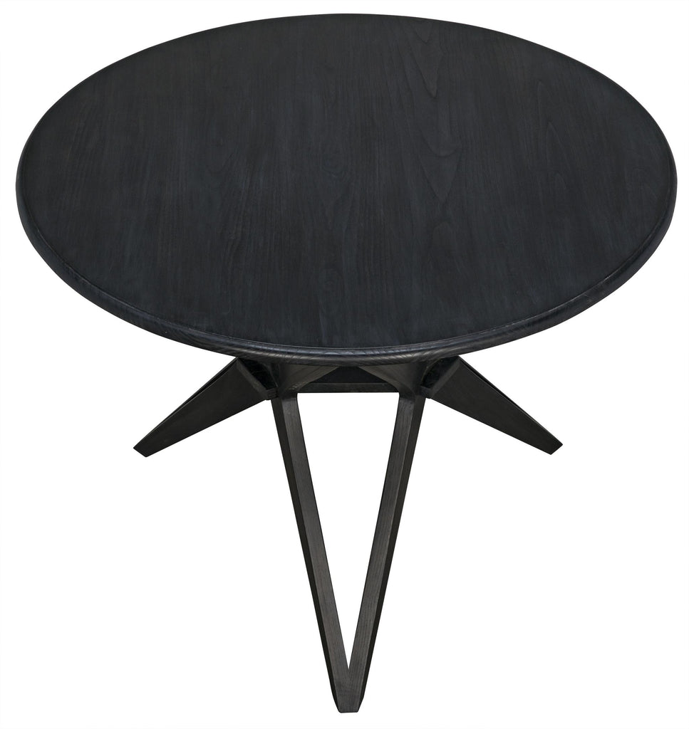 NOIR Victor Dining Table Charcoal Black