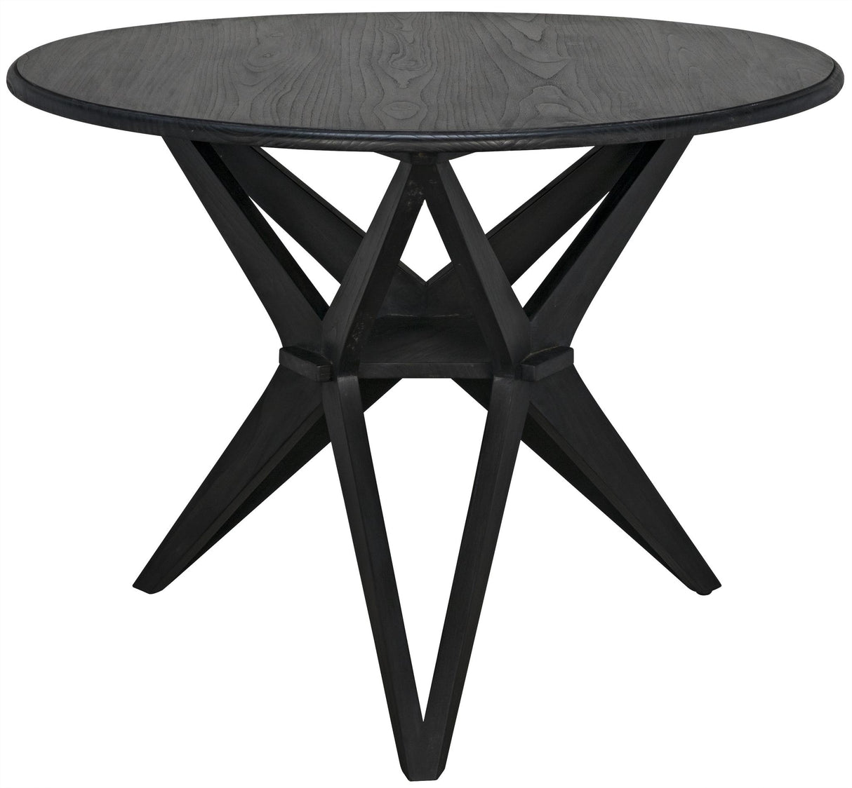 NOIR Victor Dining Table Charcoal Black