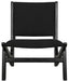 NOIR Boomerang Chair Charcoal Black