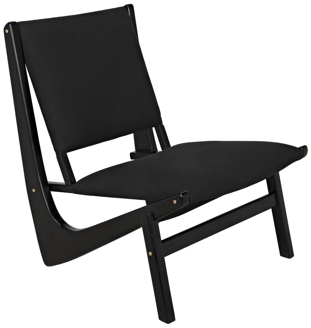 NOIR Boomerang Chair Charcoal Black