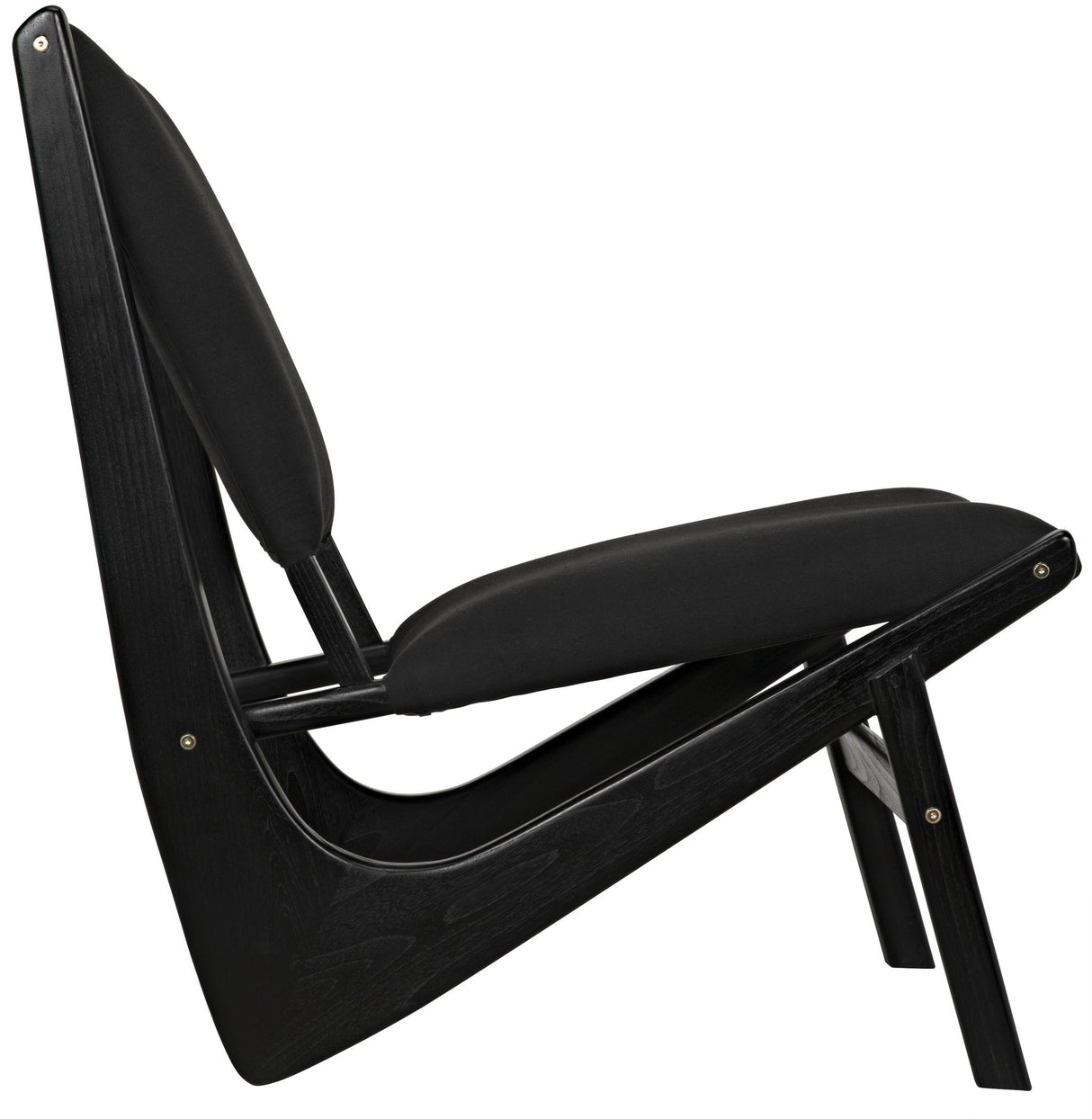 NOIR Boomerang Chair Charcoal Black