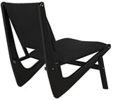 NOIR Boomerang Chair Charcoal Black
