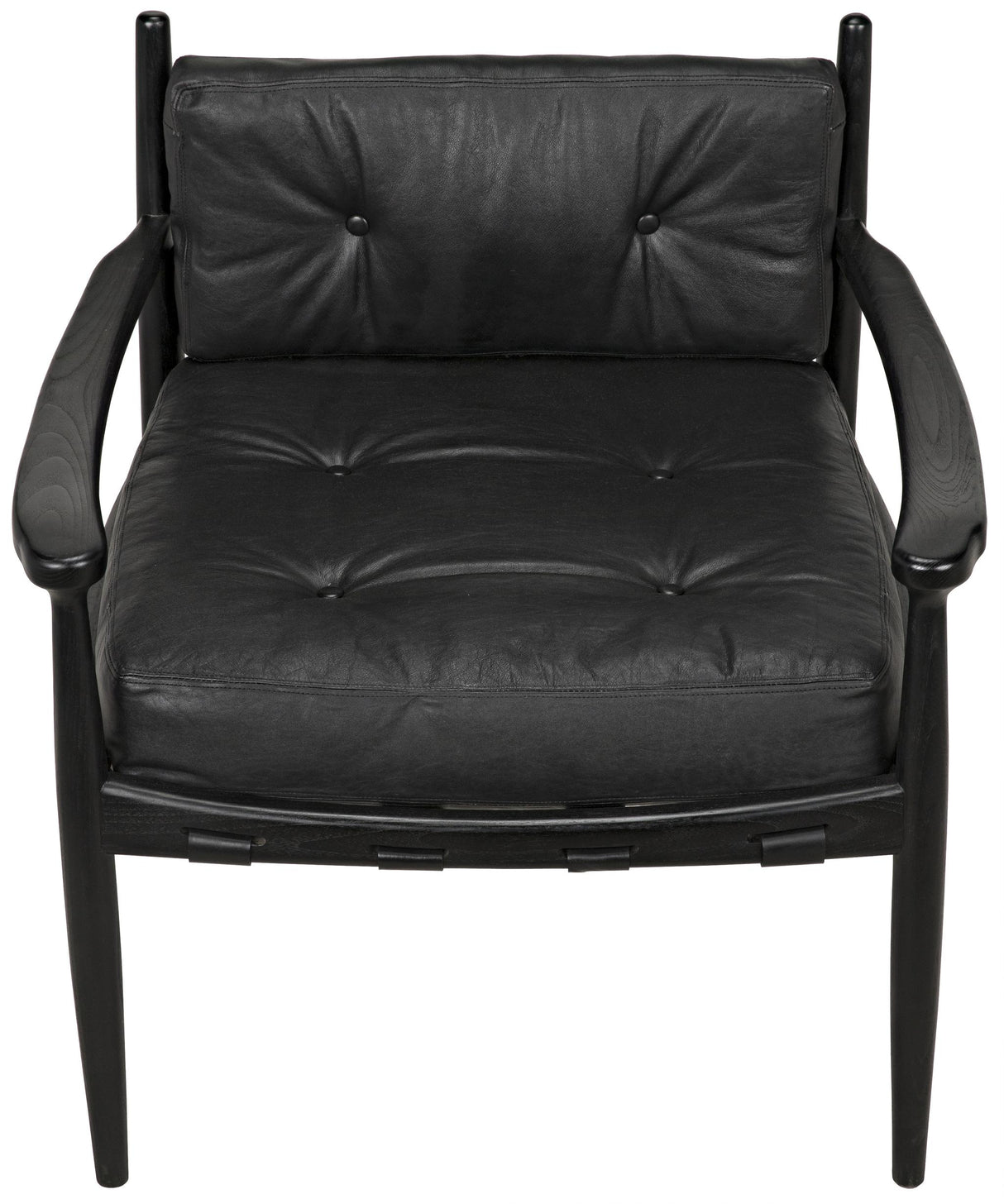 NOIR Fogel Lounge Chair Charcoal Black