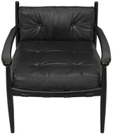 NOIR Fogel Lounge Chair Charcoal Black