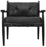 NOIR Fogel Lounge Chair Charcoal Black
