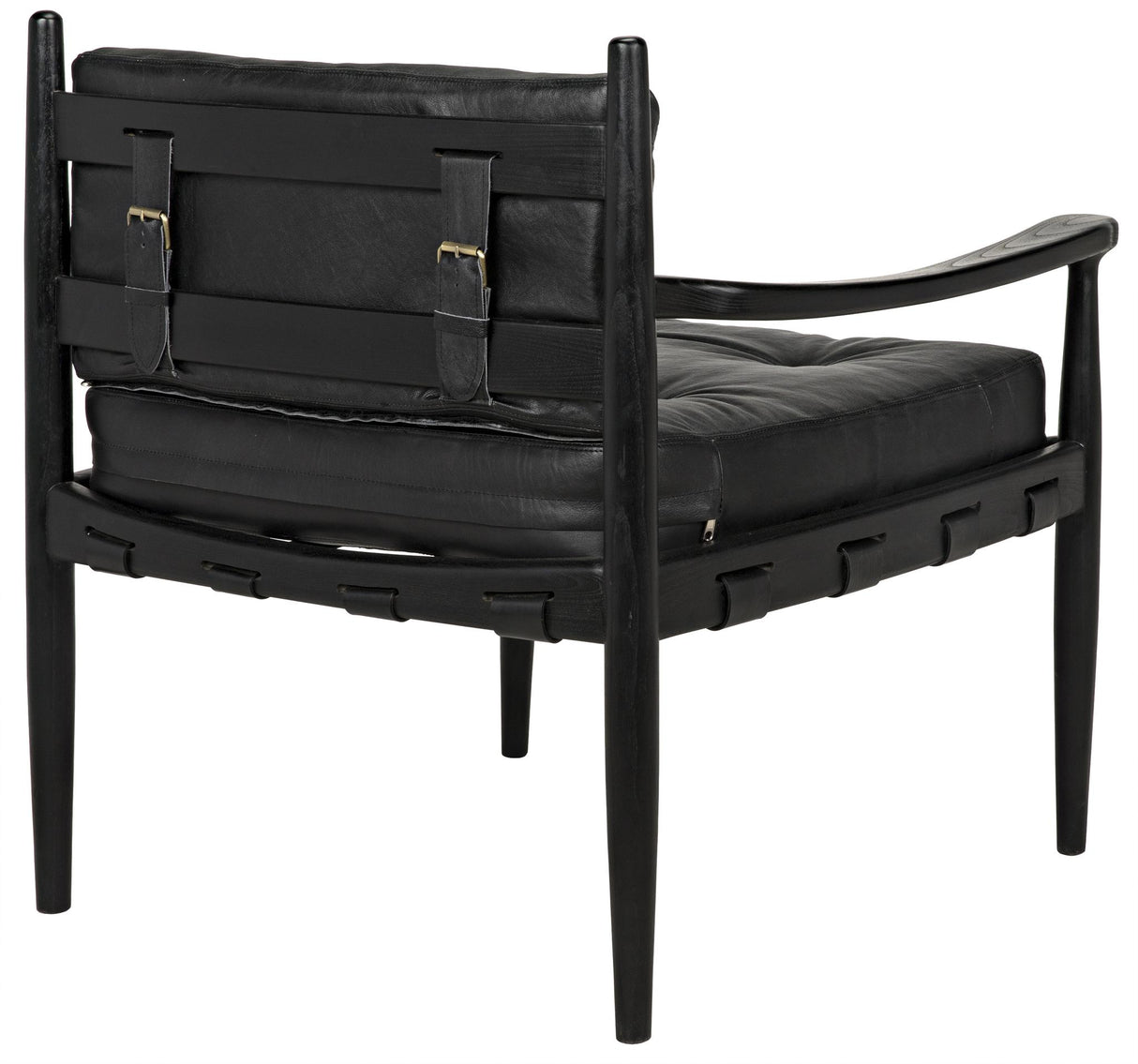 NOIR Fogel Lounge Chair Charcoal Black