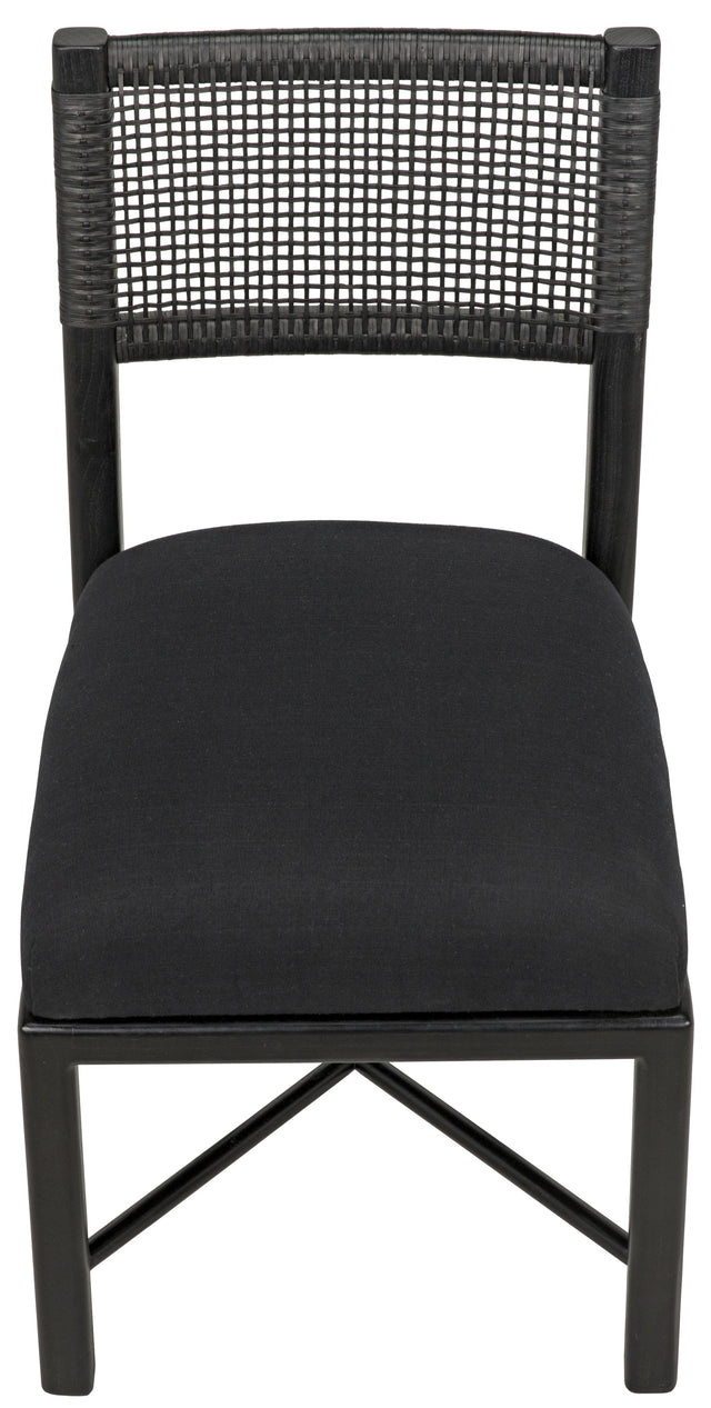 NOIR Lobos Chair Charcoal Black