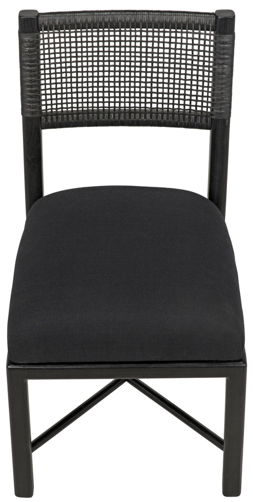 NOIR Lobos Chair Charcoal Black