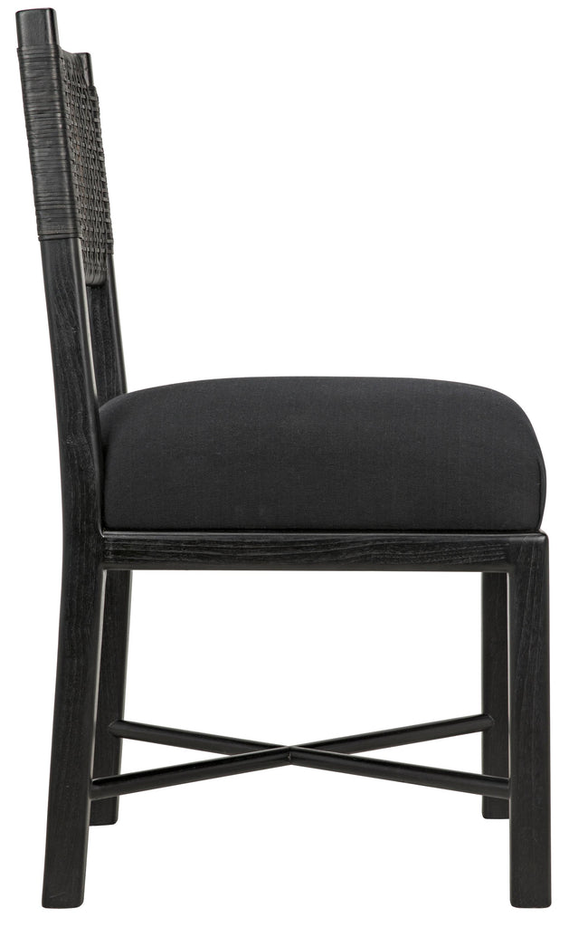 NOIR Lobos Chair Charcoal Black