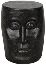 NOIR Head Side Table Black Fiber Cement